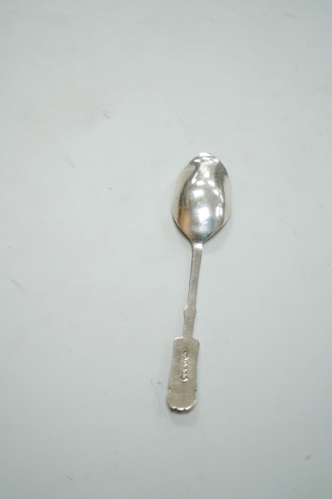 A George V Liberty and Co silver grapefruit spoon, designed by Archibald Knox, Birmingham, 1935, 12.4cm.